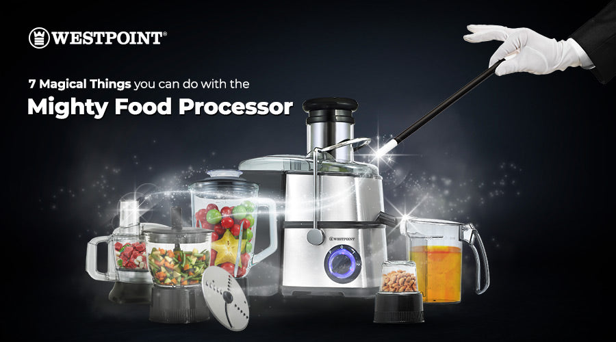 7 Magical Things you can do with the Mighty Food Processor